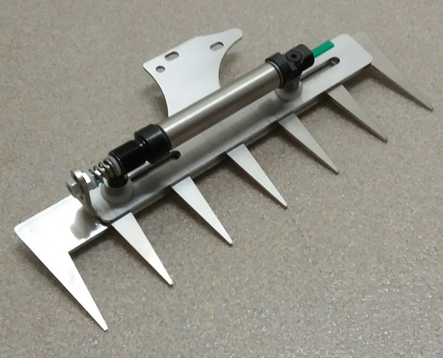 Patentschaar®  Kaak Knipmachine RVS 260 mm lang, steek 40 mm, 7 tanden