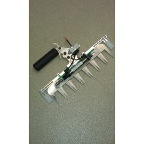 Patentschaar® Pneumaat RVS 300 mm lang, steek 40 mm, 8 tanden
