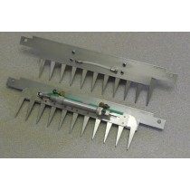Patentschaar® voor Capelleveen / Tromp Knipmachine RVS 294,5 mm lang, steek 28 mm, 11 tanden.