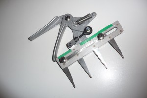 Patentschaar® Handmodel RVS 140 mm lang, steek 40 mm, 4 tanden